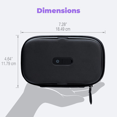 Hộp khử khuẩn cá nhân công nghệ UV-CLEAN pin sạc HoMedics SAN-PH100 (Hàng nhập khẩu USA)