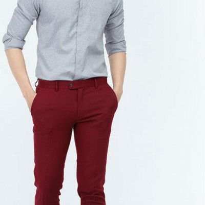 Quần Tây Nam Titishop QTN47 - Đỏ Đô