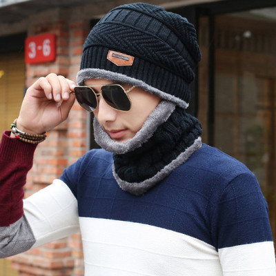 ComBo Mũ Len Kèm Khăn Cổ Hàn Quốc WBNL013