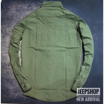 Áo sơ mi dài tay US.Army_kaki_túi hộp