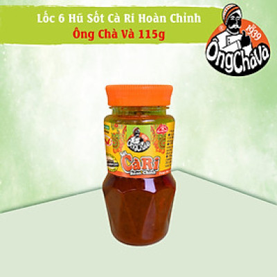 Lốc 6 Hũ Sốt Cà Ri Hoàn Chỉnh Ông Chà Và 115g (Curry Paste)