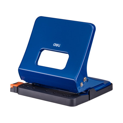 Bấm lỗ giấy vỏ kim loại Deli 142 25 tờ Đục lỗ giấy văn phòng Giao màu ngẫu nhiên