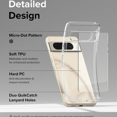 Ốp lưng dành cho Google Pixel 8 Pro / Pixel 8 RINGKE Fusion - Hàng Chính Hãng
