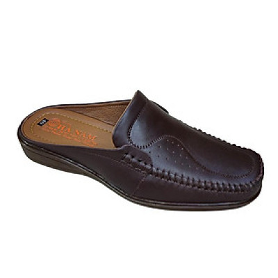 Dép Bít Mũi Nam Da Bò Thật TiTi ĐÔ Cao Cấp GSB20151