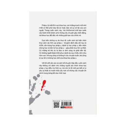 Sách - Giải Mã Pháp Y - Những Câu Chuyện Từ Bóng Tối - Val McDermid - Bách Việt