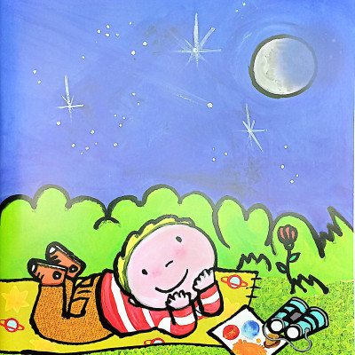 Cuốn Sách Lớn Rực Rỡ Về - Nhà Thiên Văn Học (Kèm Từ Vựng Song Ngữ)