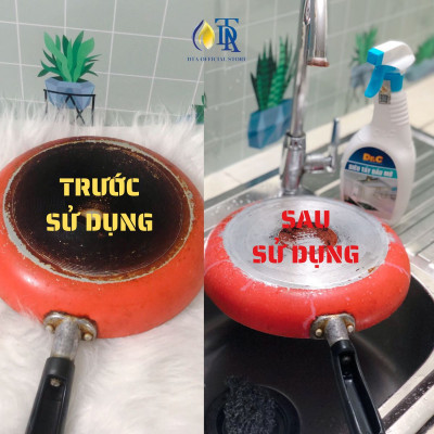 Nước Lau Bếp Đa Năng,Tẩy Xoong Nồi Siêu Sạch,Tẩy Dầu Mỡ Nhà Bếp,Tẩy Dầu Mỡ Máy Hút Mùi,Tẩy Bếp Từ Bếp Gas Dr.c 500ml