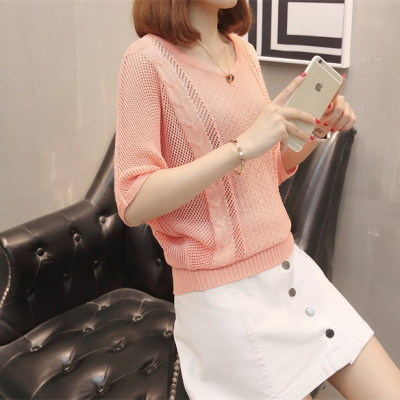 Áo len lưới cánh rơi nữ Haint Boutique Al32