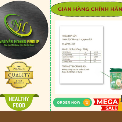 Bột yến mạch nguyên cám 500g Xuân An( Tặng Gói YM 180g)