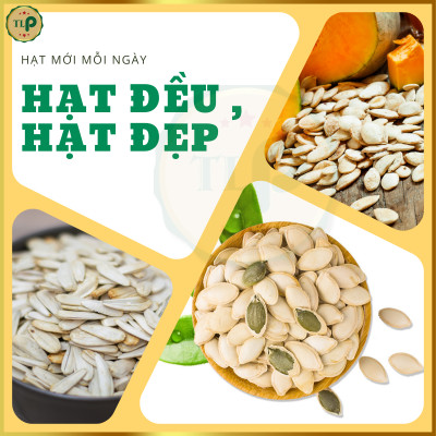 HẠT BÍ TRẮNG TÂN LỘC PHÁT COMBO 1KG - MỖI BỊCH 500G