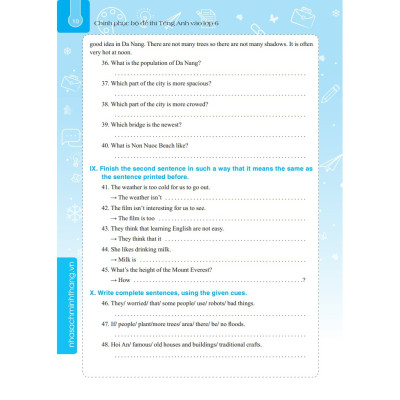 Sách - Chinh phục bộ đề thi tiếng anh vào lớp 6 (Có đáp án)