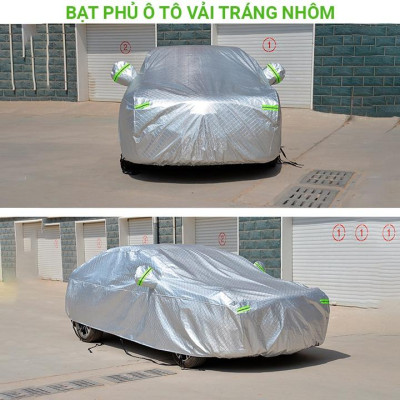 Bạt che phủ xe ô tô 4 đến 7 chỗ, bạt trùm xe ô tô, bạt phủ ô tô 3 lớp chống nóng