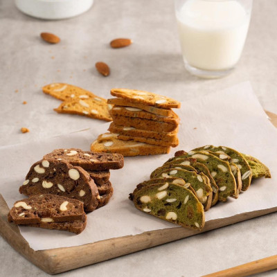 Bánh Biscotti nguyên cám 3 vị mix hạt dinh dưỡng nhập khẩu / Ăn kiêng lành mạnh, bổ dưỡng, phù hợp eat clean