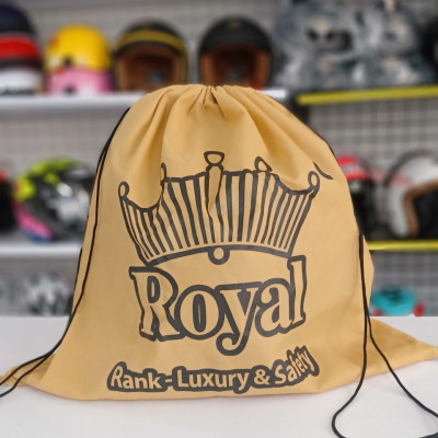 Túi vải dây rút Royal đựng mũ bảo hiểm dáng balo đeo xinh xắn