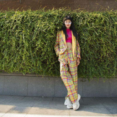 Quần Dài Họa Tiết TARTAN - 