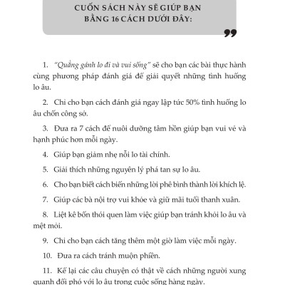 Sách - Quẳng Gánh Lo Đi Và Vui Sống - Tái Bản 2024