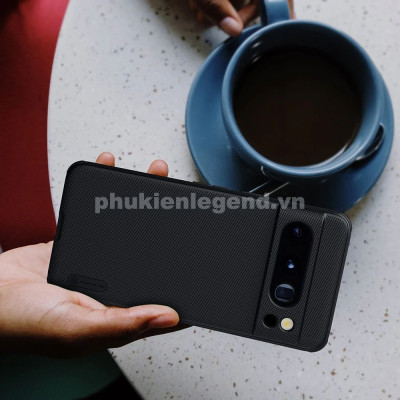 Ốp lưng chống sốc cho Google Pixel 7 chính hãng Nillkin dạng sần chống bám vân tay, viền mềm - Hàng chính hãng