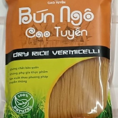 Bún Ngô Cao Tuyền 500g, bún ngon sạch, không phụ gia hương liệu chất bảo quản