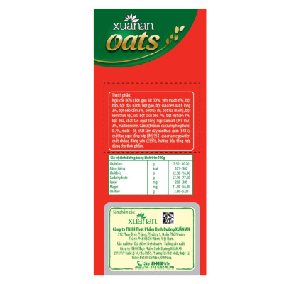 Combo 2 túi: Ngũ Cốc Yến Mạch Óc Chó & Mè Đen ít đường 400G + N.Cốc Gạo Lứt No Sugar[đường ăn kiêng]400G(Tặng Kèm 1 Túi Yến Mạch 150G)