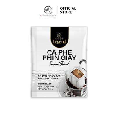 Trung Nguyên Legend - Cà phê phin giấy Fusion Blend - Hộp 10 gói x 10gr