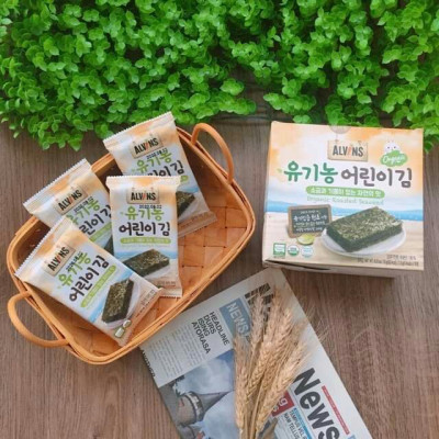 Rong biển hữu cơ cho bé - Alvins (Hàn Quốc)