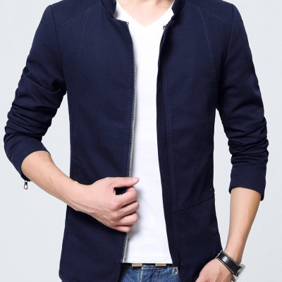 Áo Khoác Kaki Nam Hai Lớp Cổ Trụ Giả Vest Cao Cấp KK43 - ShopN6 (Nhiều Màu)