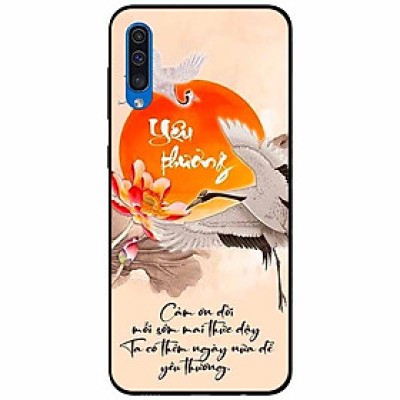 Ốp lưng in cho Samsung A50s Mẫu Yêu Thương
