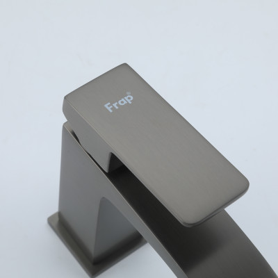 Vòi chậu lavabo nóng lạnh mạ titan Frap F1076-9 - Hàng Chính Hãng LIÊN BANG NGA