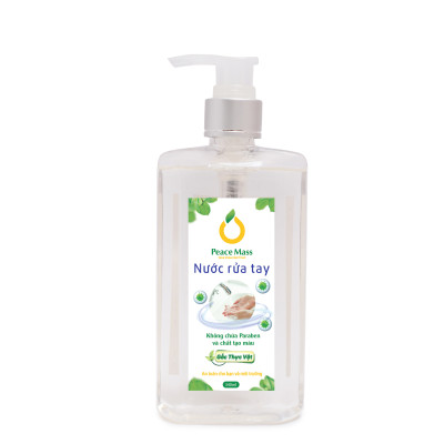 Nước Rửa Tay Gốc Thực Vật Peace Mass (Thuộc nhóm Sản phẩm Lành tính ) Chai 340ml