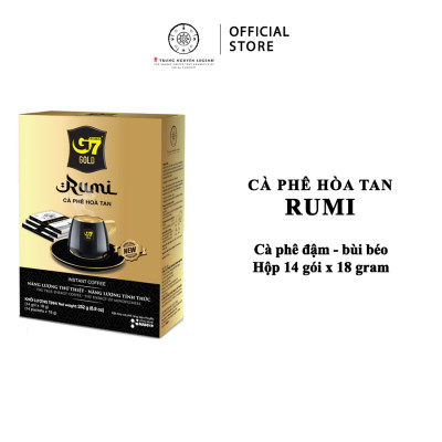 Trung Nguyên Legend - Cà phê sữa hòa tan G7 Gold Rumi - Hộp 14 gói x 18gr