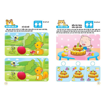 Sách - Sân Chơi Trí Tuệ Cho Trẻ 4 - 5 Tuổi - Não Trái + Não Phải - Quyển 1 - Minh Thắng