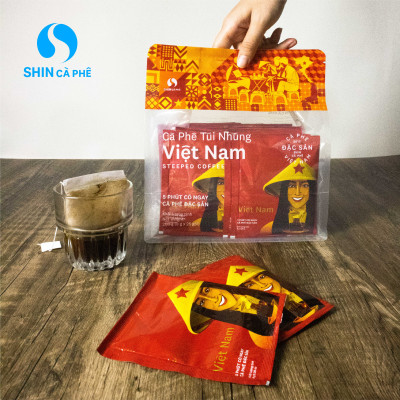 Cà phê Việt Nam - SHIN Cà Phê - Túi Nhúng - Túi 25 gói