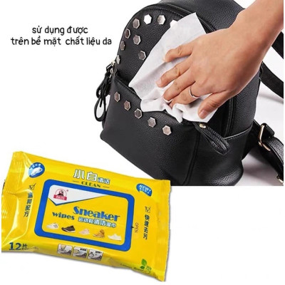 Giấy lau giày  , dép thể thao cho nam và nữ  bịch 30 tờ ,tiện lợi siêu sạch vệ sinh giày nhỏ gọn dễ dàng mang theo 