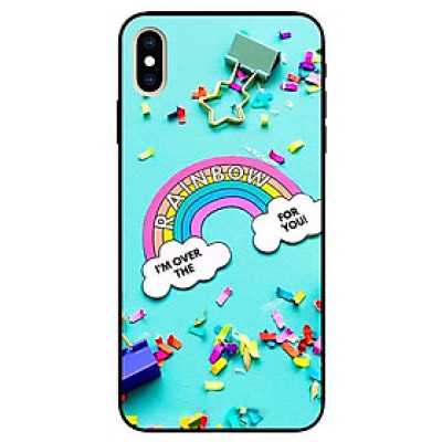 Ốp lưng dành cho Iphone X / Xs - Iphone Xs Max - Iphone Xr mẫu Mưa Cầu Vòng