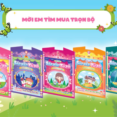 Combo Trò Chơi Sắp Xếp Tủ Đồ Cùng Mika Xinh Đẹp (Bộ 5 Cuốn) - MEGA