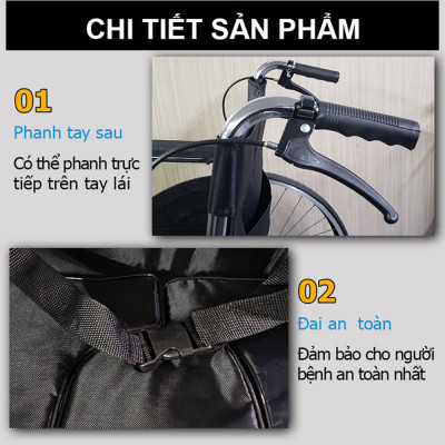 Xe lăn tay cơ bản cho người già, Nhiều mẫu lựa chọn - Hàng chính hãng NIKITA