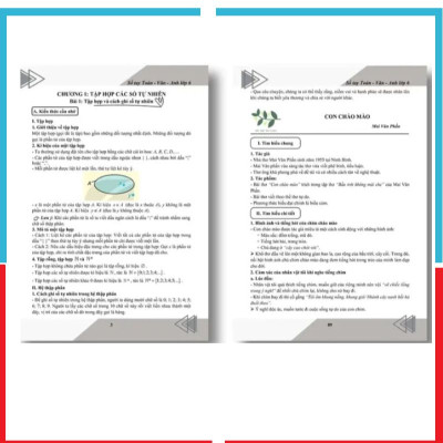 Sổ Tay Toán Văn Anh Lớp 6 - Chân Trời Sáng Tạo