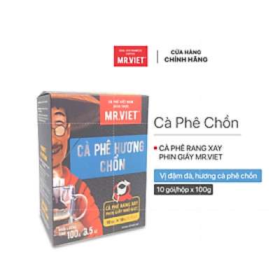 Cà phê phin giấy-  cà phê hương Chồn ( Chon coffee -ground coffee drip bag)100gr