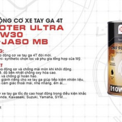 Dầu Nhớt DENIS OIL Cho Động Cơ Xe Tay Ga 4 Thì 10W30 ( 0.8 Lít )