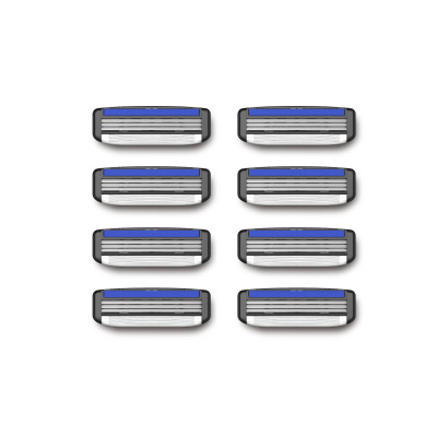 DORCO PACE 3 - Dao Cạo Râu 3 Lưỡi - Hộp Gồm 1 Cán và 9 Đầu Cạo