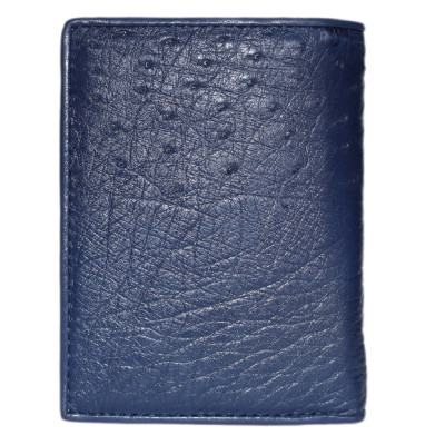 Ví nam da đà điểu da bụng kiểu đứng nhiều màu HJ92408-09-10-18-30-31