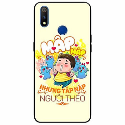 Ốp lưng in cho Realme 3 Pro Mẫu Mập Tấp Người Theo Nam