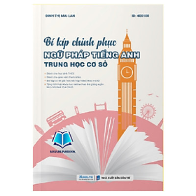 Sách - Bí kíp chinh phục Ngữ pháp Tiếng Anh THCS (Moon)