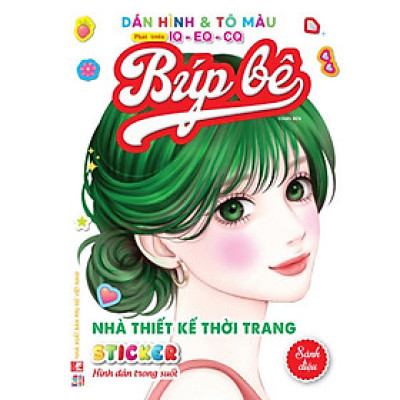 Sách - Bóc Dán Hình Sticker Trong Suốt & Tô Màu Búp Bê - Nhà Thiết Kế Thời Trang - Sành Điệu - Việt Thư