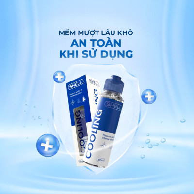 Gel bôi trơn mát lạnh Shell Cooling - Chai 100ml | SHELL CHÍNH HÃNG