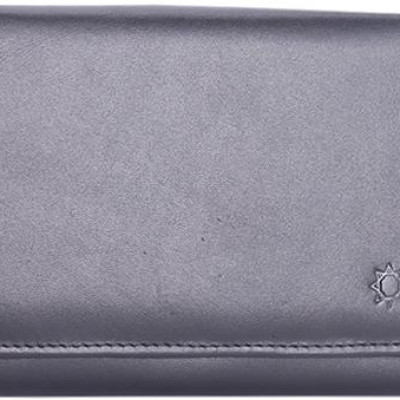 Bộ Thắt Lưng Và Ví Nữ Da Bò Huy Hoàng HT5110-HT3120 (Đen)