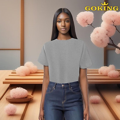 Crazy sale. Áo thun trơn nữ thoát nhiệt Nhật Bản GOKING, 100% cotton siêu thoáng mát, đánh bay cơn nóng mùa hè. Áo phông hàng hiệu cao cấp