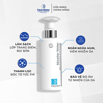 Nước tẩy trang làm sạch sâu cho da lão hóa Frezyderm Micellar Water Active Cleansing 200ml