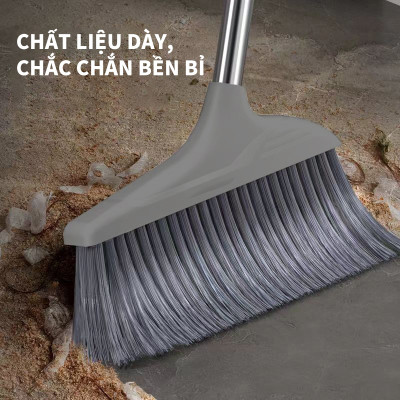 Chổi Nhựa Quét Nhà 2in1 Thông Minh Kèm Hót Rác Cán Dài Gấp Gọn Tiện Dụng