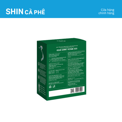 Cà phê Sơn La Blend - SHIN Cà Phê - Phin giấy - Hộp 5 gói